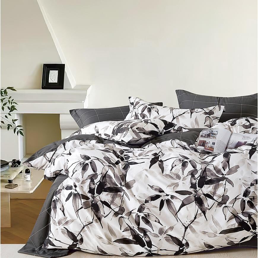 Posteľná bielizeň z bavlneného saténu ALBS-01349B 160x200 Lasher