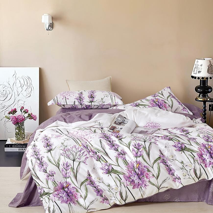 Posteľná bielizeň z bavlneného saténu ALBS-01352B 160x200 Lasher