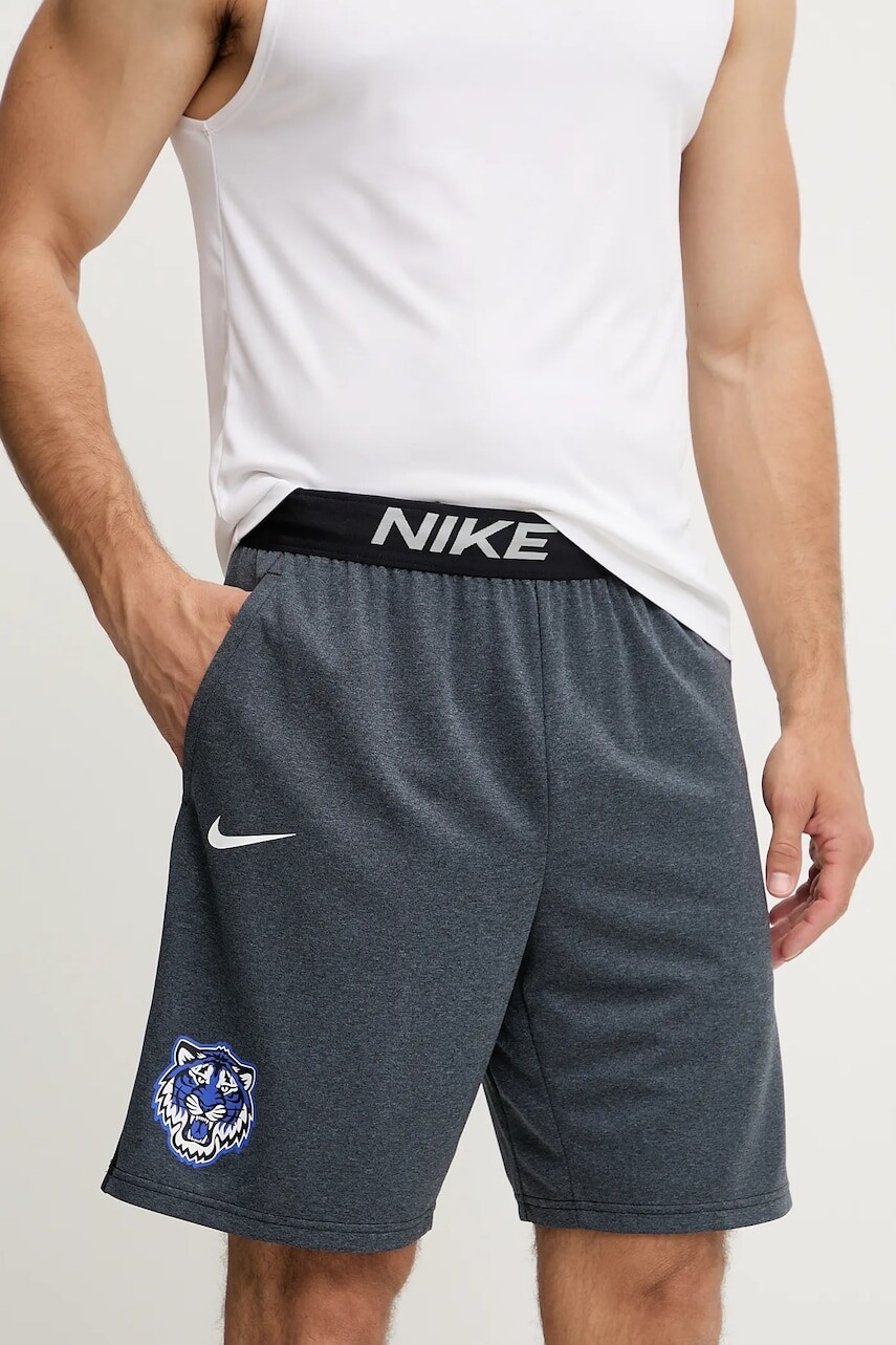 Tréningové šortky Nike Detroit Tigers šedá farba, 015E-11L5-DG-RLY