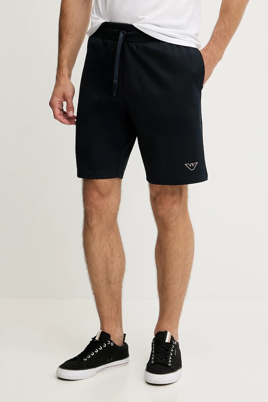 Šortky Emporio Armani Underwear tmavomodrá farba, EM000495 AF10791