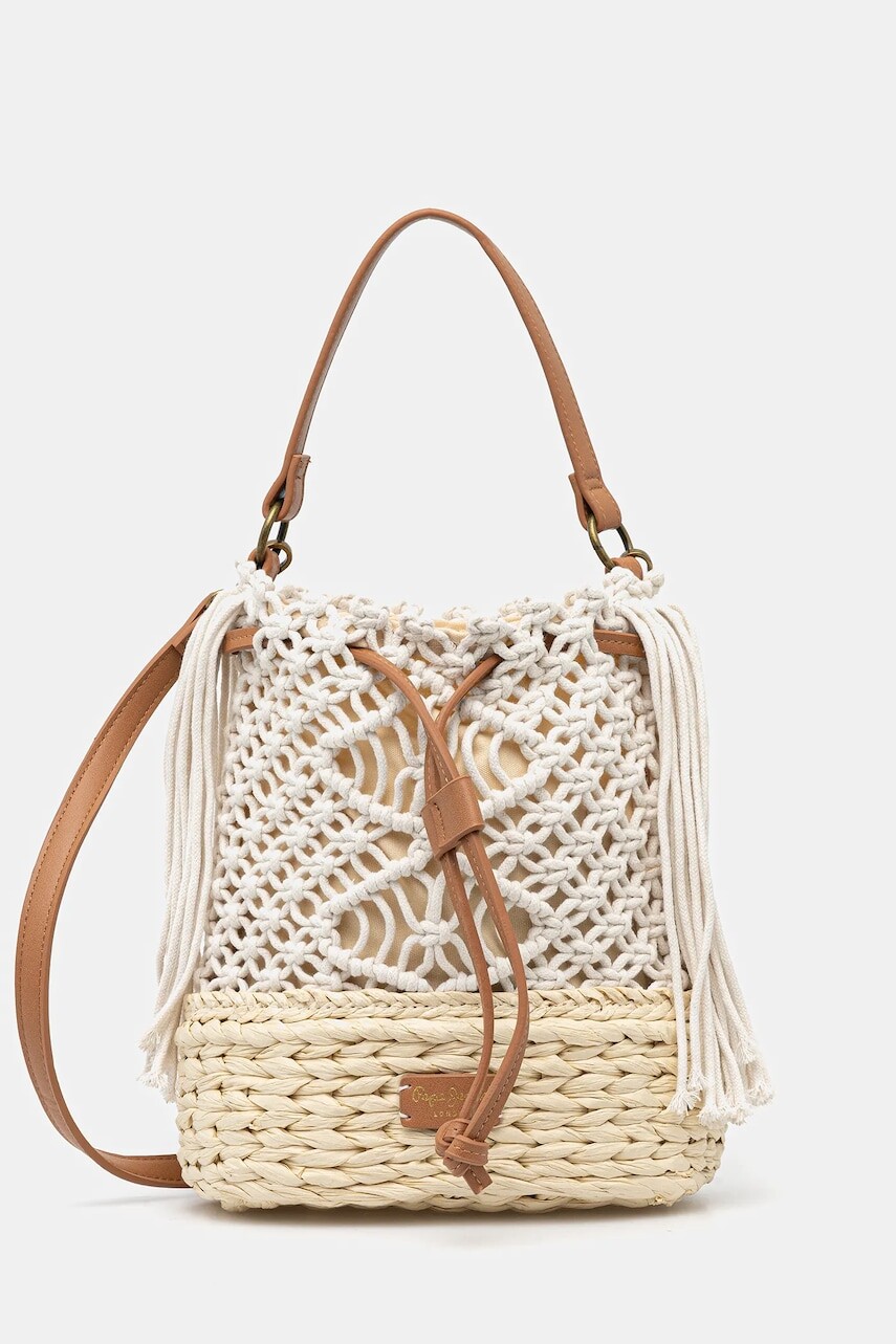 Kabelka Pepe Jeans AYLA SUNRISE béžová farba, PL031617