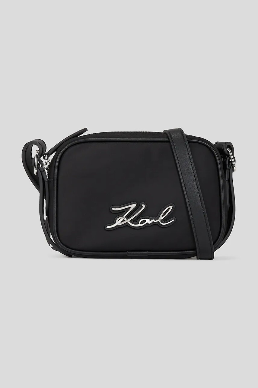 Kabelka Karl Lagerfeld čierna farba, A3W32092