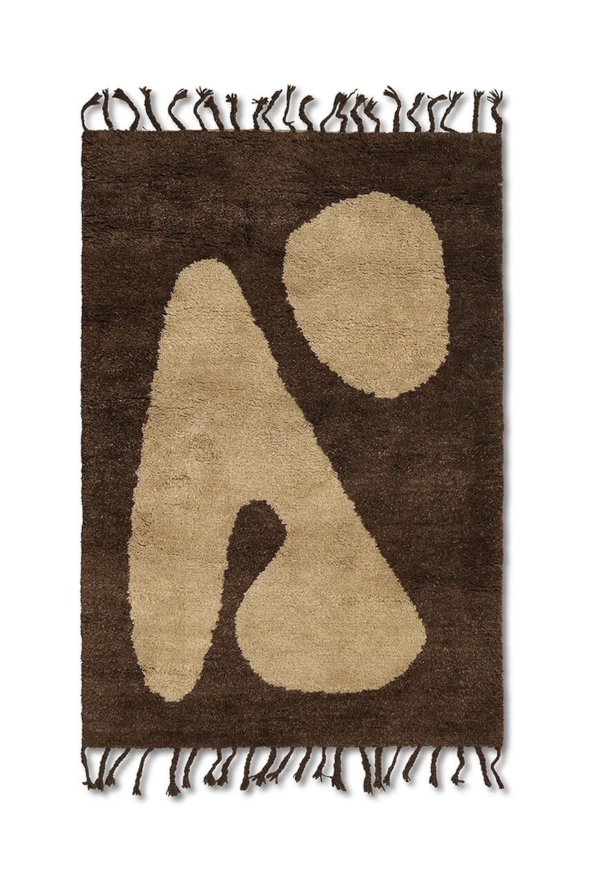 Vlnený koberec ferm LIVING Abstract Rug S viac farieb
