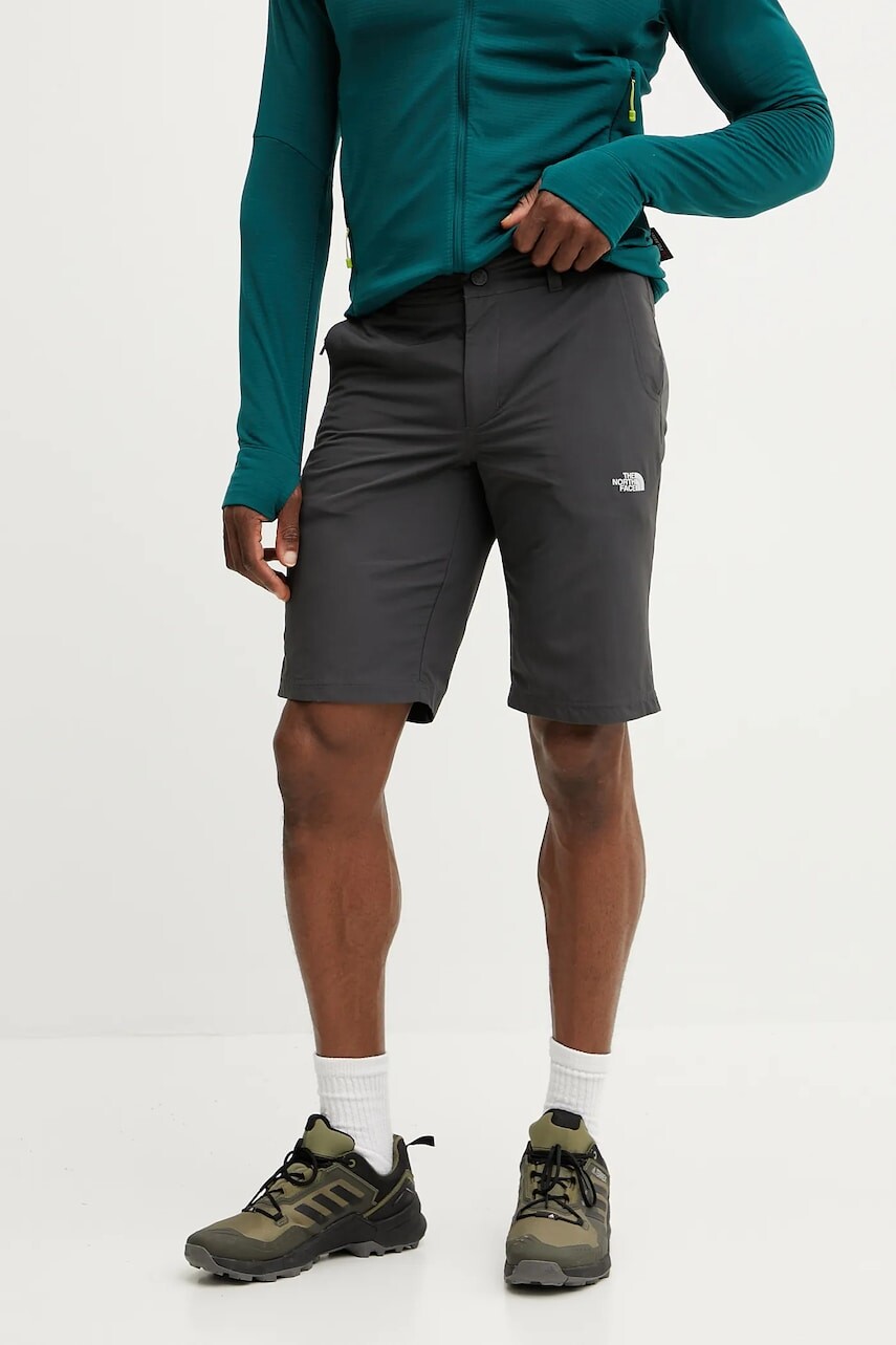 Turistické šortky The North Face Tanken šedá farba, NF0A2S854EN1