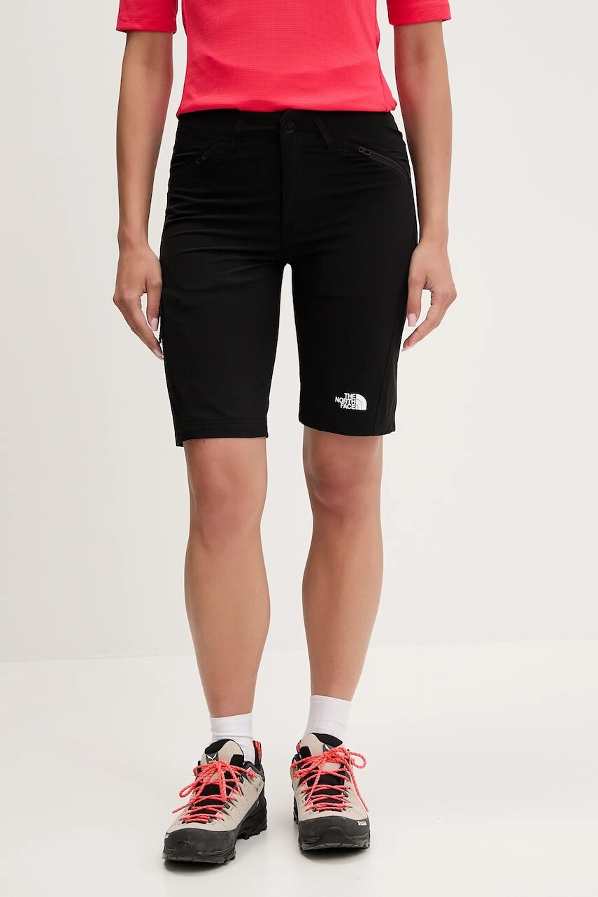 Turistické šortky The North Face Speedlight Slim čierna farba, jednofarebné, vysoký pás, NF0A826C4H01
