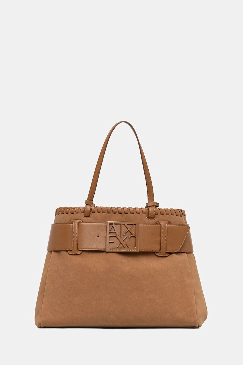 Kabelka Armani Exchange hnedá farba, XW000284 AF12574