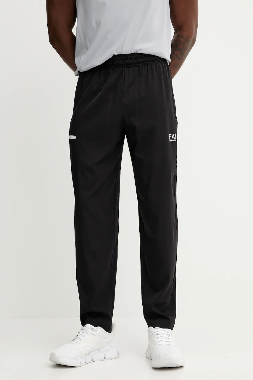 Tréningové nohavice EA7 Emporio Armani čierna farba, jednofarebné, AF13137.7M000074