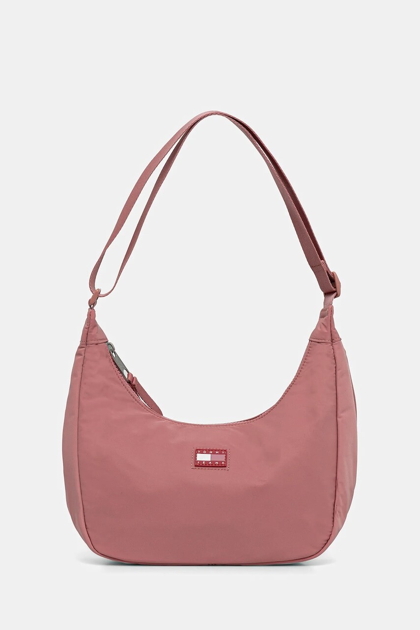 Kabelka Tommy Jeans ružová farba, AW0AW17547
