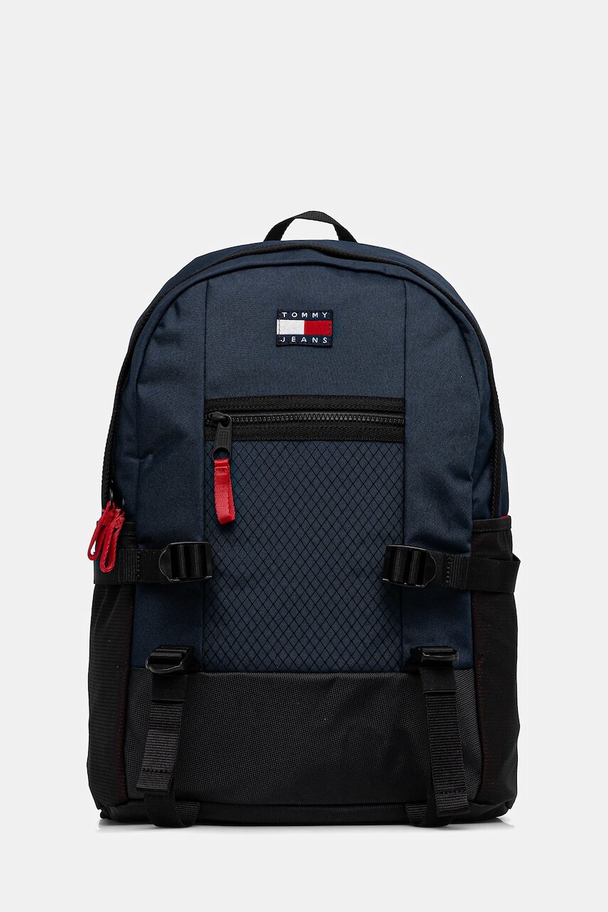 Ruksak Tommy Jeans pánsky, tmavomodrá farba, veľký, jednofarebný, AM0AM13402