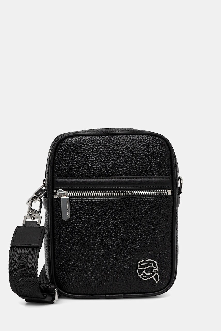 Malá taška Karl Lagerfeld čierna farba, A3M30171