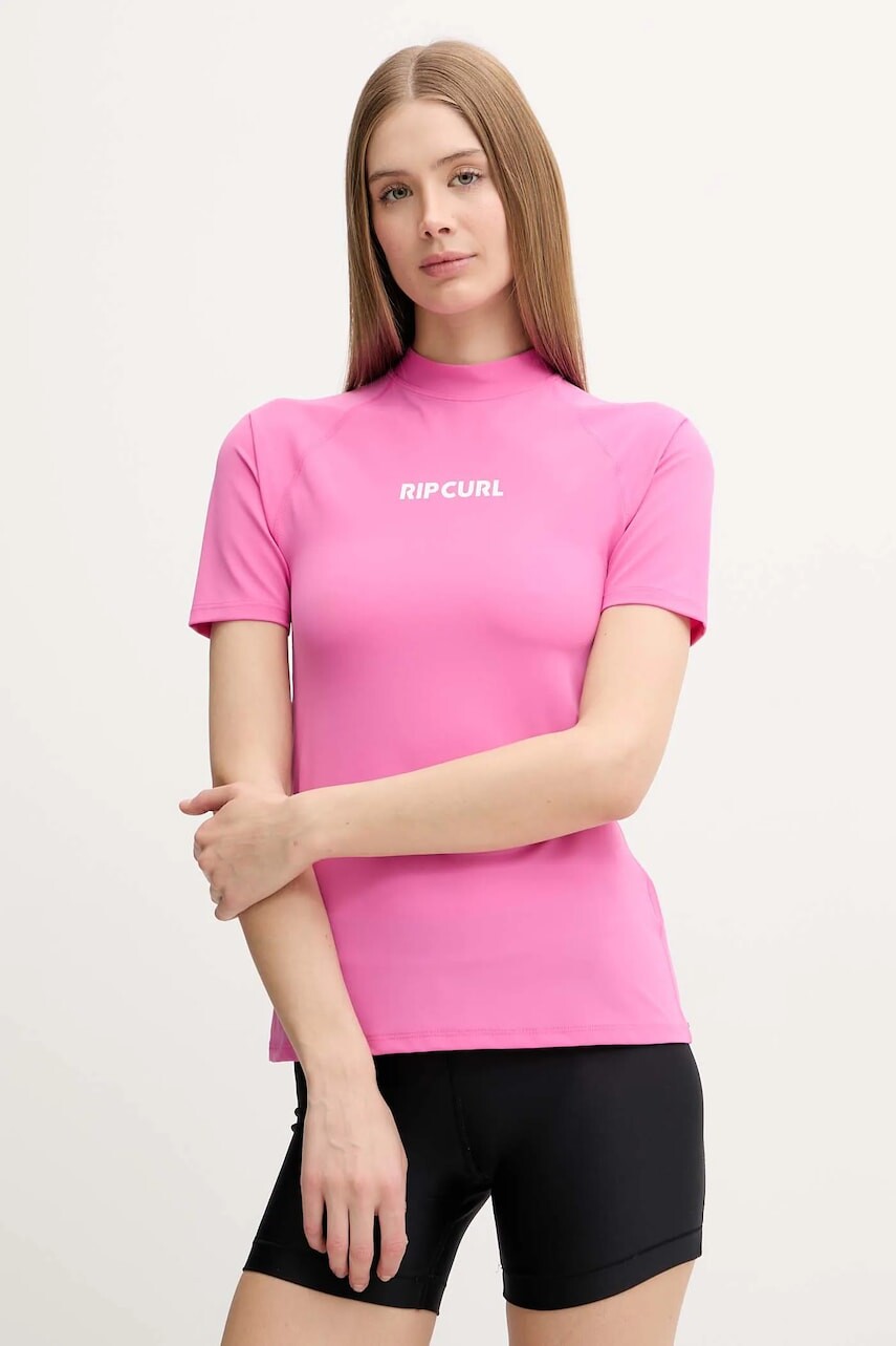 Plavecké tričko Rip Curl ružová farba, 17NWRV