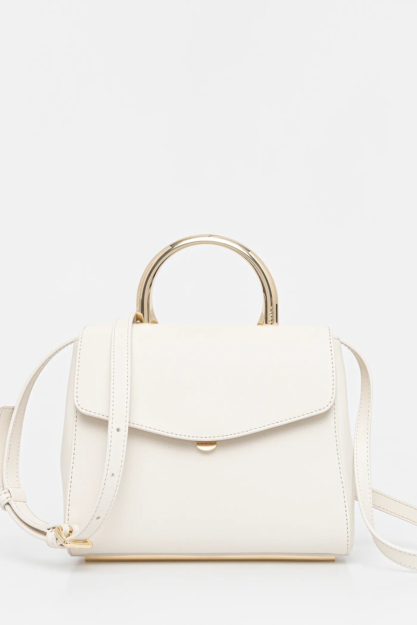 Kožená kabelka Furla béžová farba, WB01704.BX3913.PNN001007