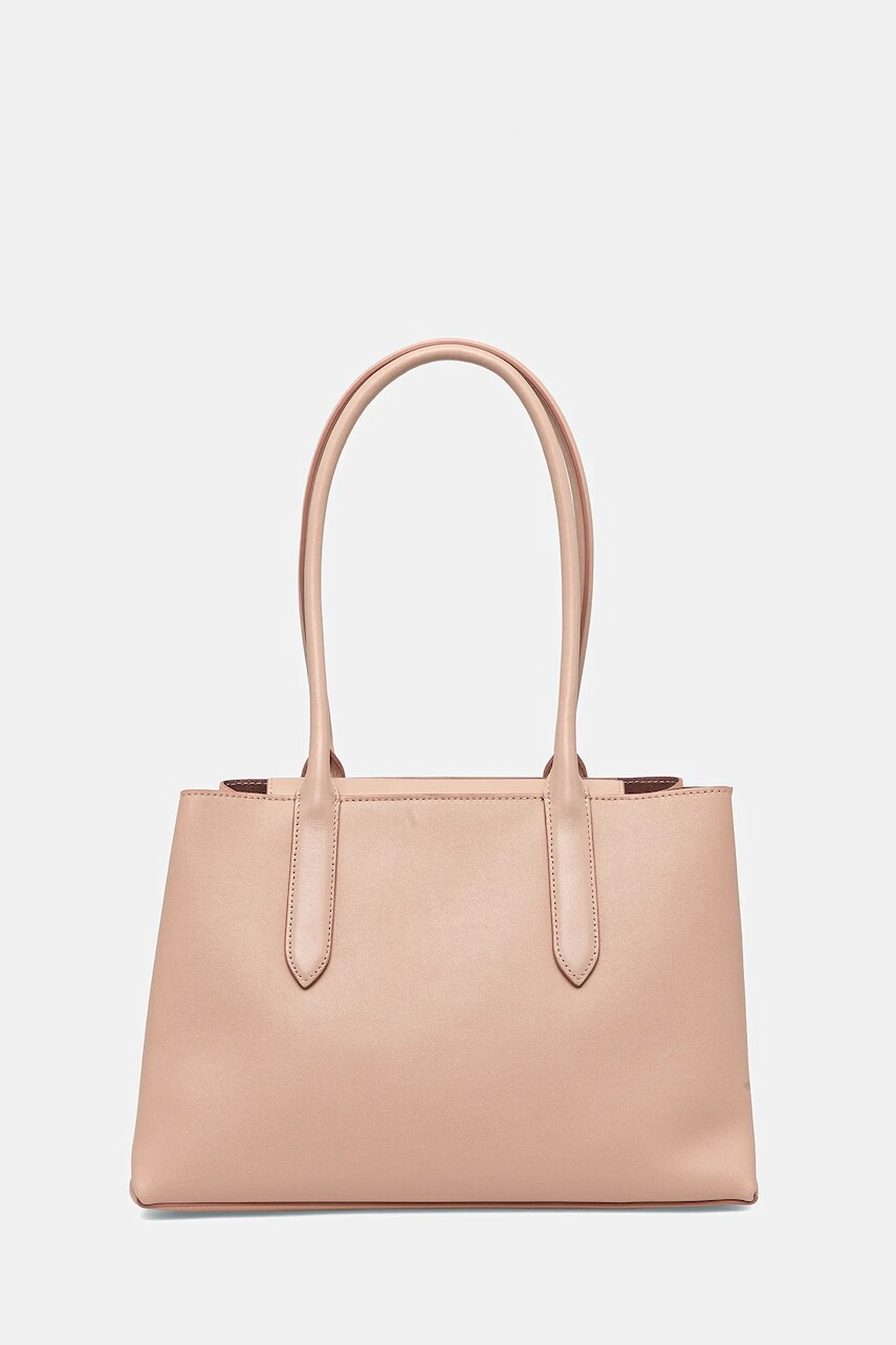 Kožená kabelka Furla oranžová farba, WB01606.BX3169.3766S1007