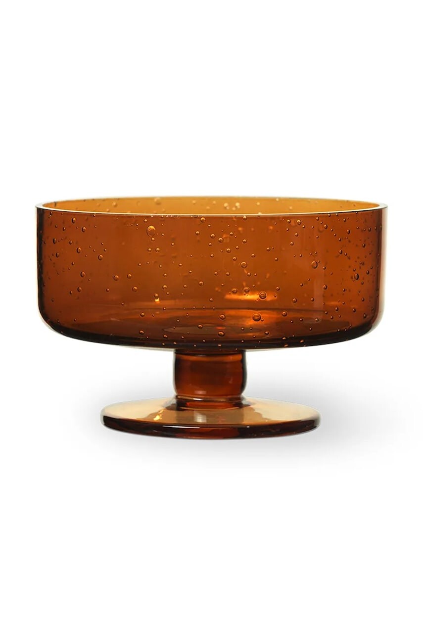 Pohár ferm LIVING Oli Dessert Cup červená farba
