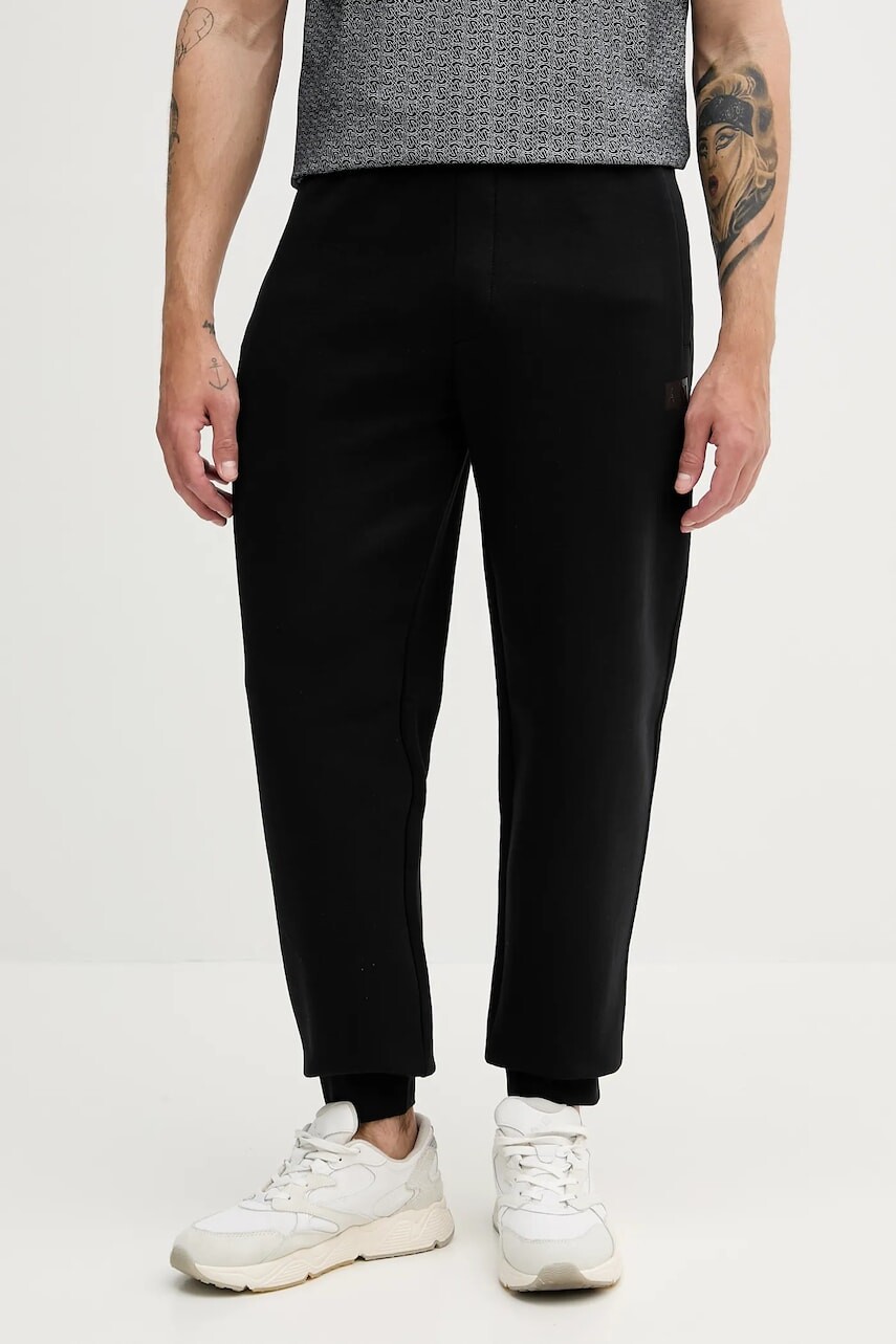 Tepláky Armani Exchange čierna farba, jednofarebné, XM000744 AF13047