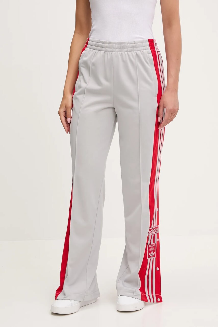 Tepláky adidas Originals Adibreak šedá farba, s nášivkou, JP2304