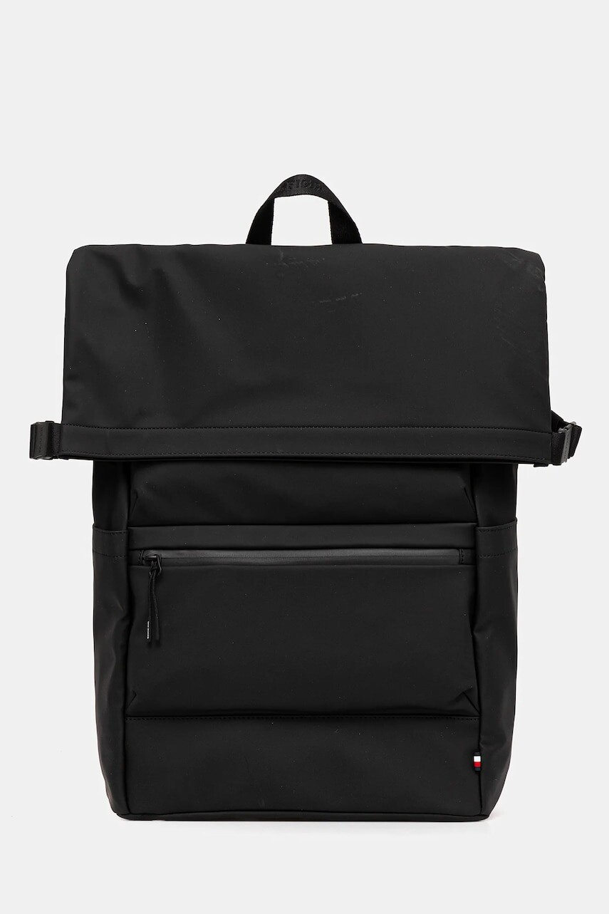 Ruksak Tommy Hilfiger pánsky, čierna farba, veľký, jednofarebný, AM0AM13497