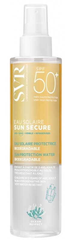 SVR Osviežujúci dvojfázový opaľovací sprej SPF 50+ Sun Secure (Sun Protection Water) 200 ml