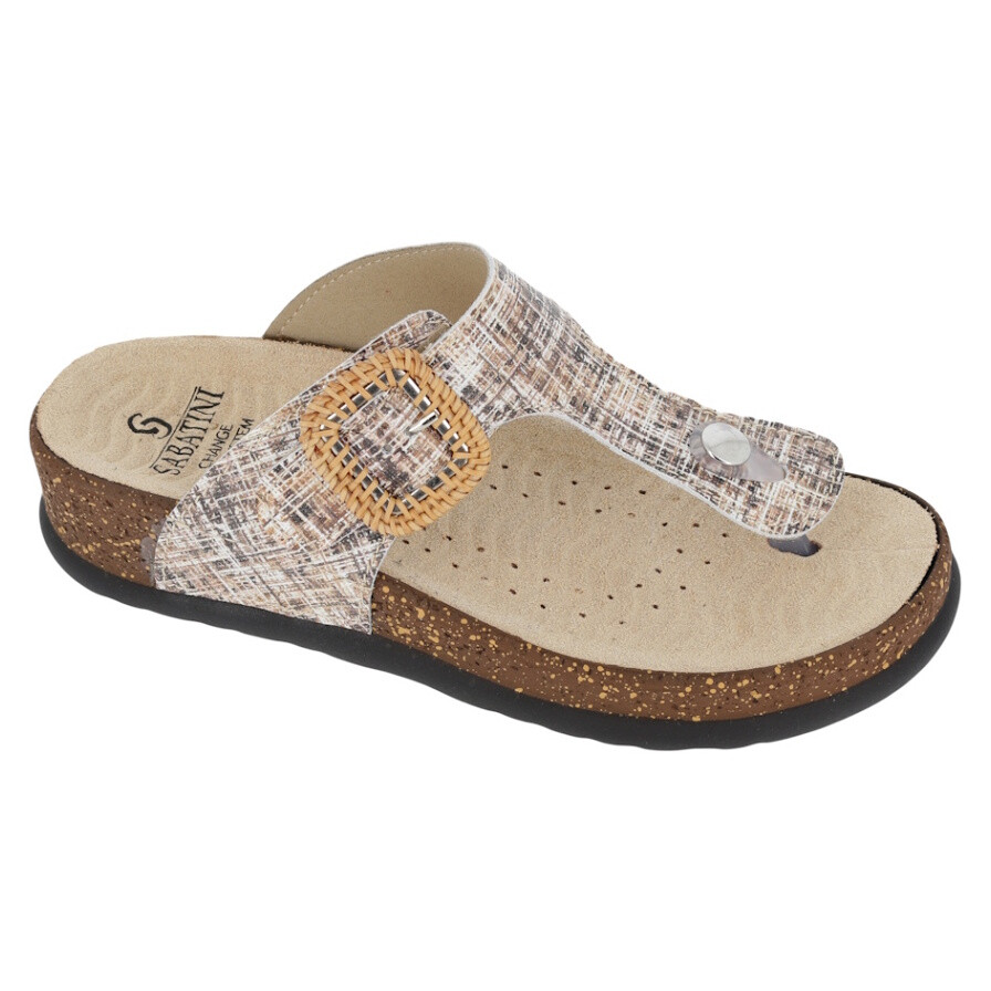 SABATINI KAROLINA Tweed Caramel papuče karamelové 1 pár, Veľkosť obuvi: 38