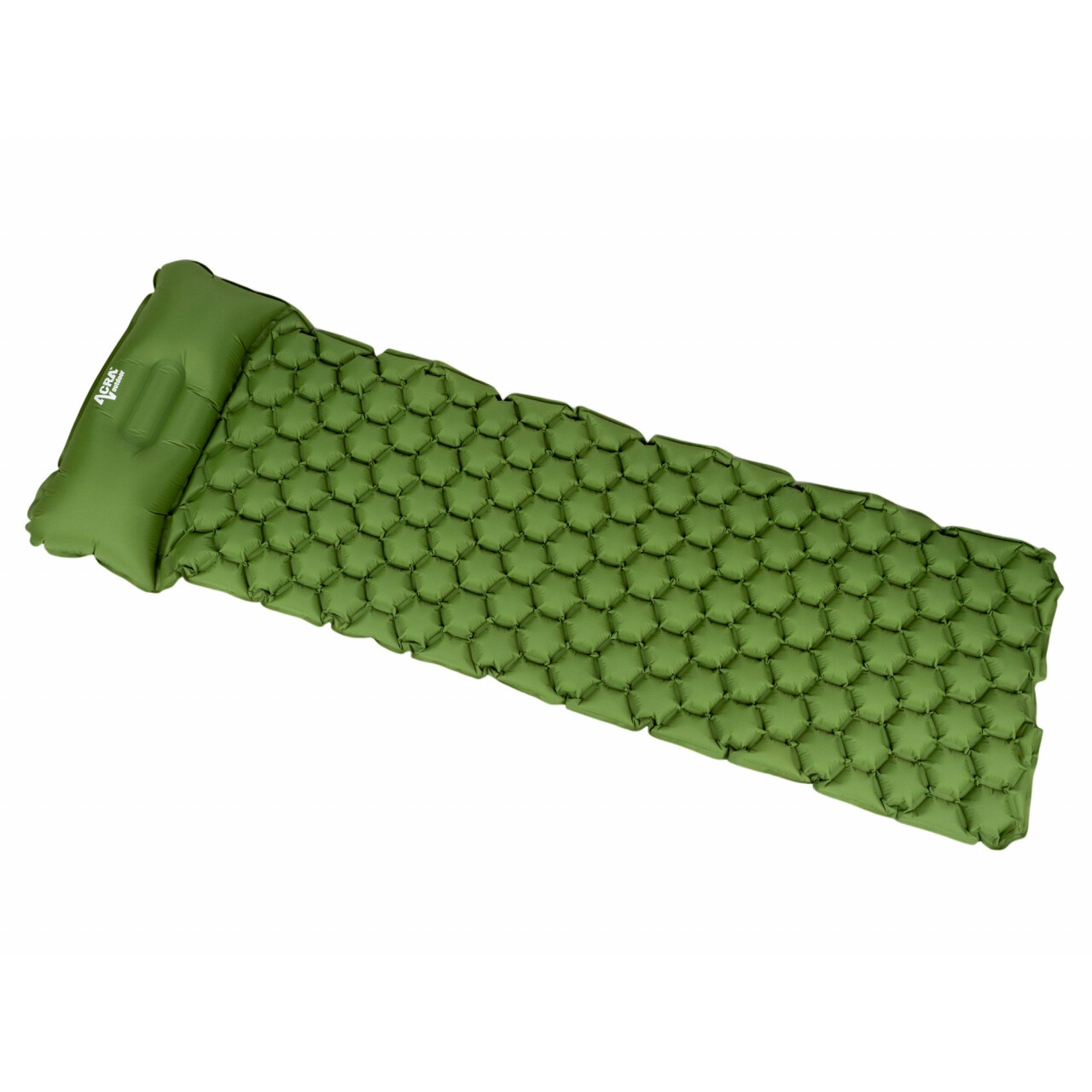 Karimatka nafukovacia s vankúšikom Acra L140 5 cm - zelená