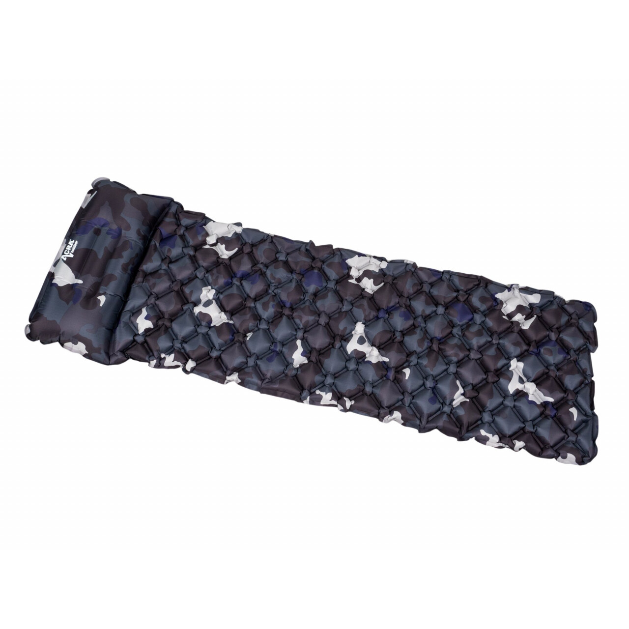 Karimatka nafukovacia s vankúšikom Acra L140 5 cm - nightcamo