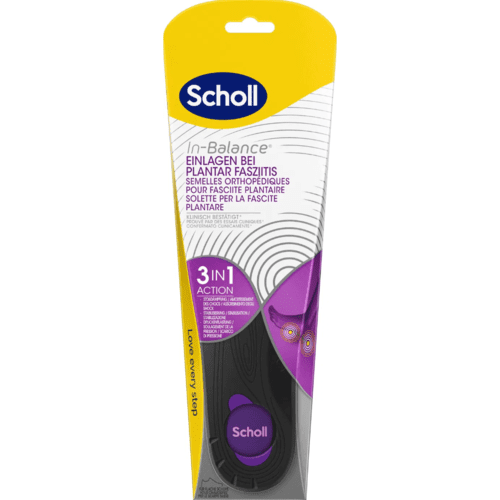 Scholl Vložky do topánok pre plantárnu fascitiídu In-Balance, L, L