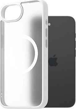 AlzaGuard Matte Case Compatible with Magsafe pre iPhone 16e biely