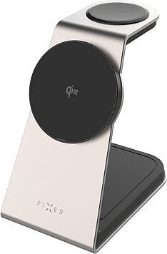 FIXED MagPowerstation Alu2 s podporou upevnenia MagSafe Qi2 titánová