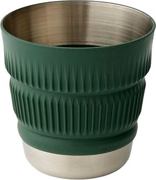Sea to Summit Detour stainless steel collapsible mug, zelený