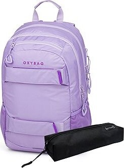 OXYBAG Študentský batoh + etue Oxy Sport Violet