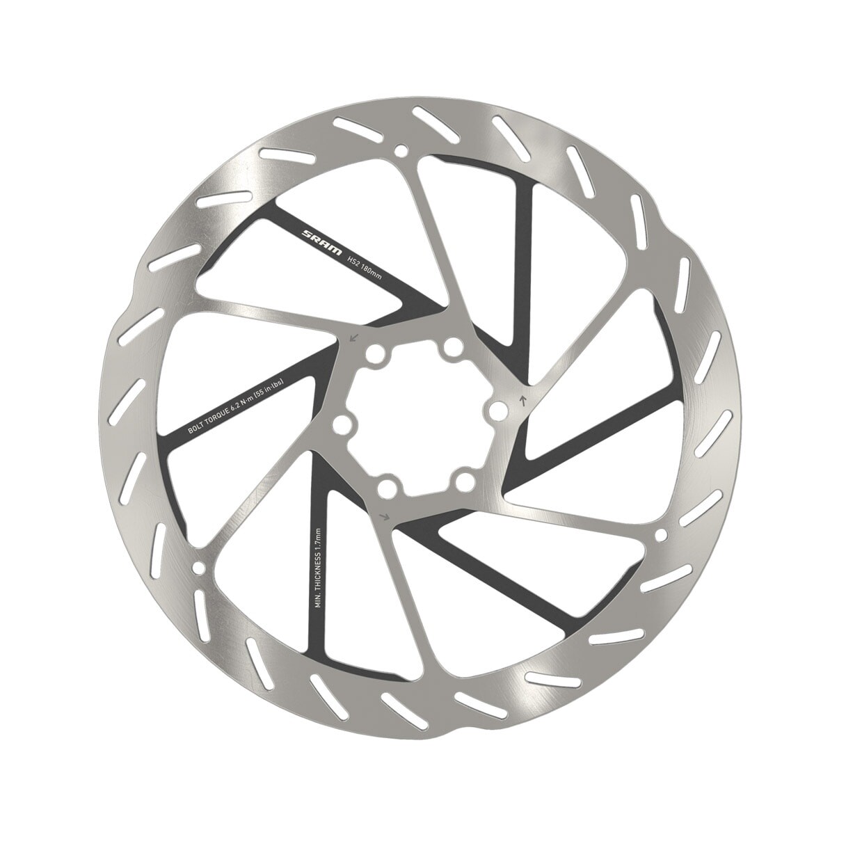 SRAM HS2 Rotor Rounded 180 mm × 2.0 mm