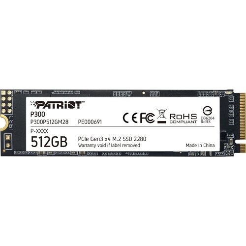 M.2 PATRIOT P300 2280 PCIe NVMe 512GB - SSD Disk