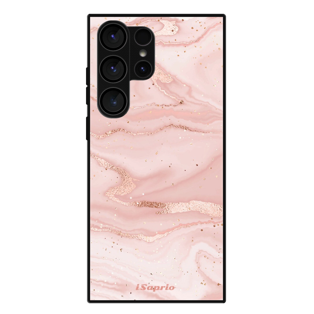 Lesklé puzdro Exclusive iSaprio - RoseGold Marble 10 - Samsung Galaxy S23 Ultra