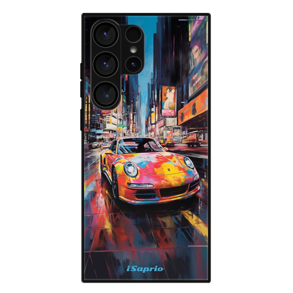 Lesklé puzdro Exclusive iSaprio - Abstract Porsche - Samsung Galaxy S23 Ultra