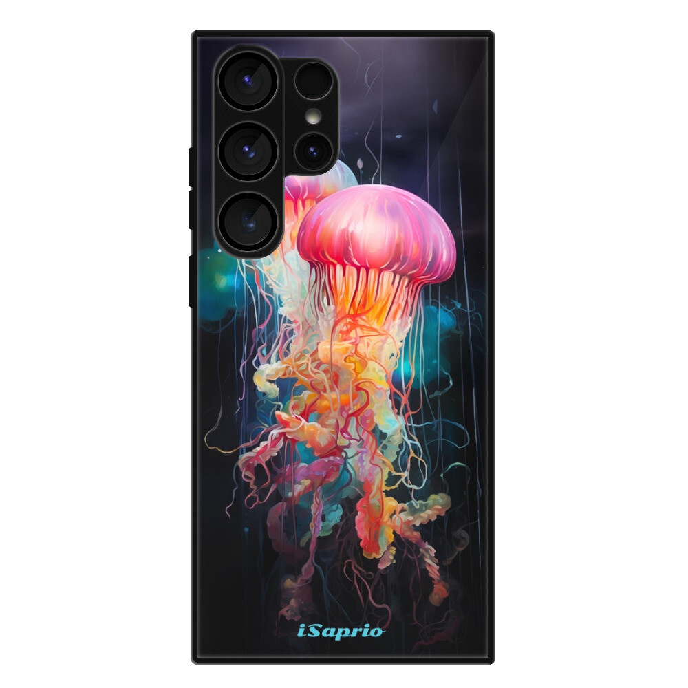 Lesklé puzdro Exclusive iSaprio - Abstract Jellyfish - Samsung Galaxy S23 Ultra