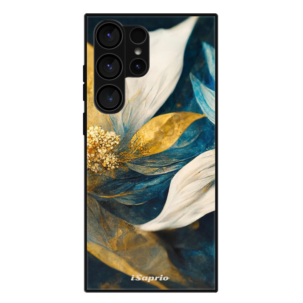 Lesklé puzdro Exclusive iSaprio - Gold Petals - Samsung Galaxy S23 Ultra