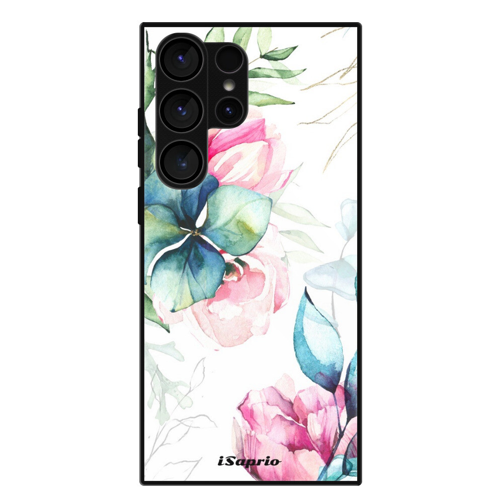 Lesklé puzdro Exclusive iSaprio - Flower Art 01 - Samsung Galaxy S23 Ultra