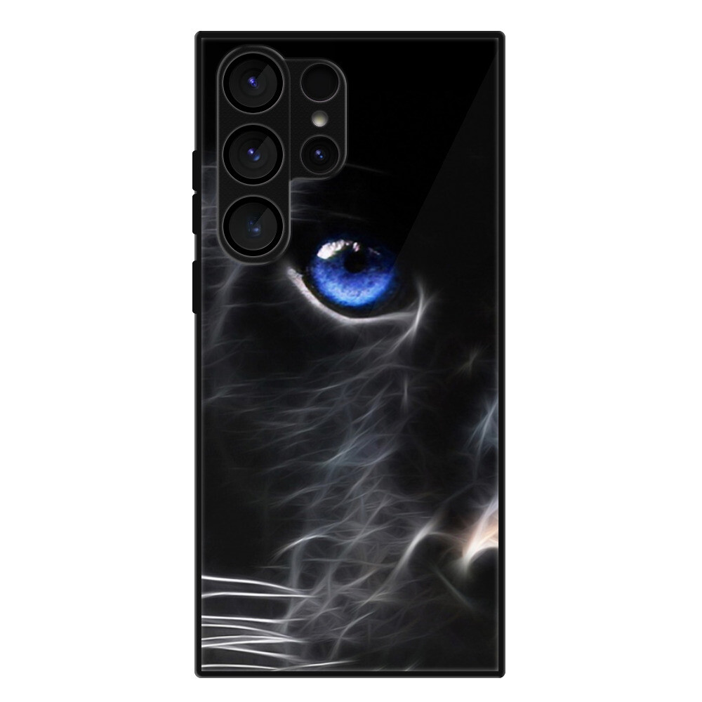 Lesklé puzdro Exclusive iSaprio - Black Puma - Samsung Galaxy S23 Ultra