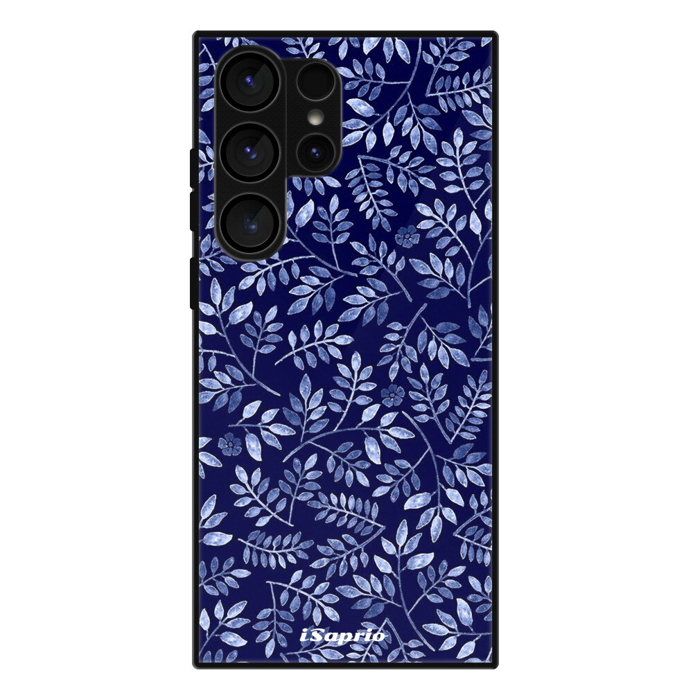 Lesklé puzdro Exclusive iSaprio - Blue Leaves 05 - Samsung Galaxy S23 Ultra