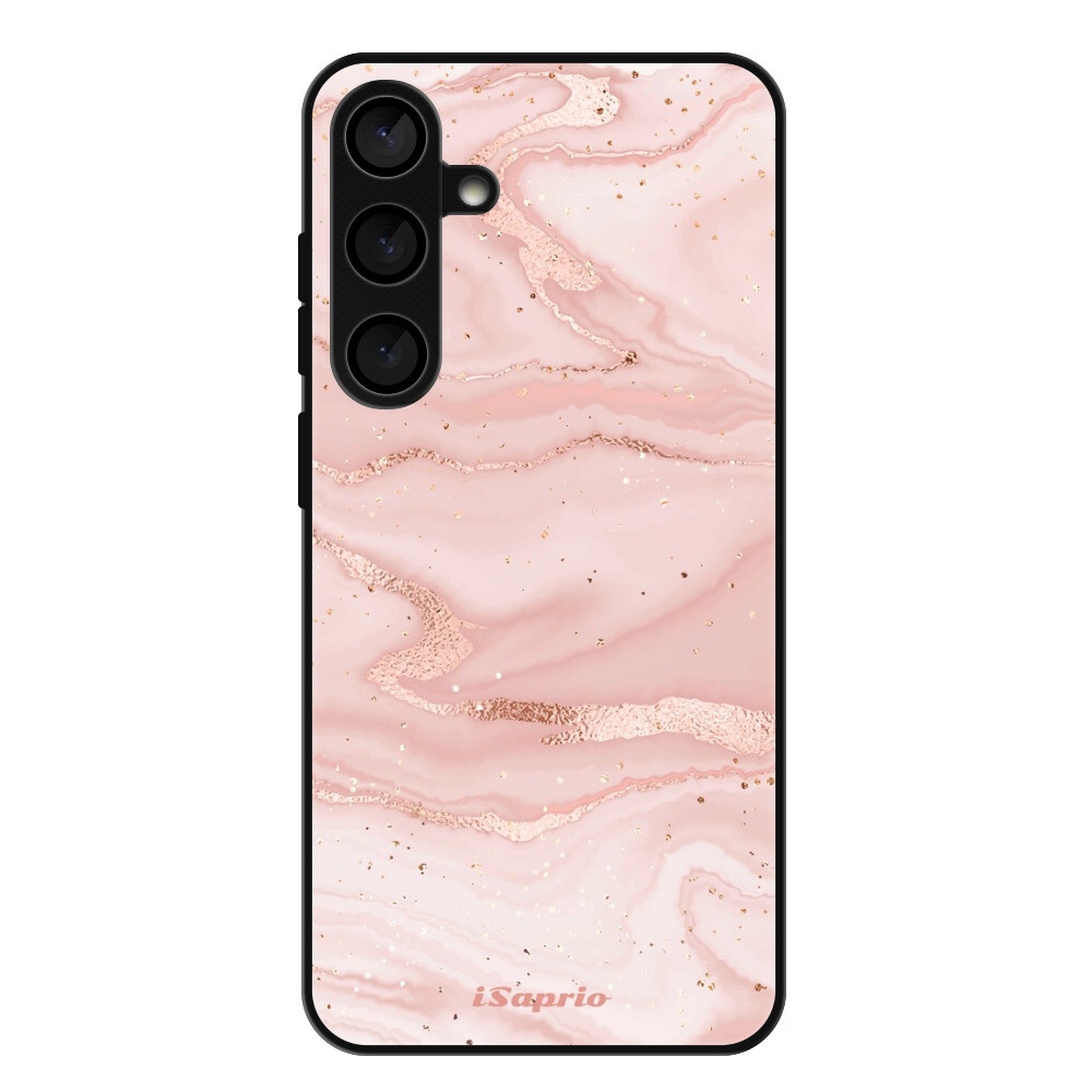 Lesklé puzdro Exclusive iSaprio - RoseGold Marble 10 - Samsung Galaxy S24+