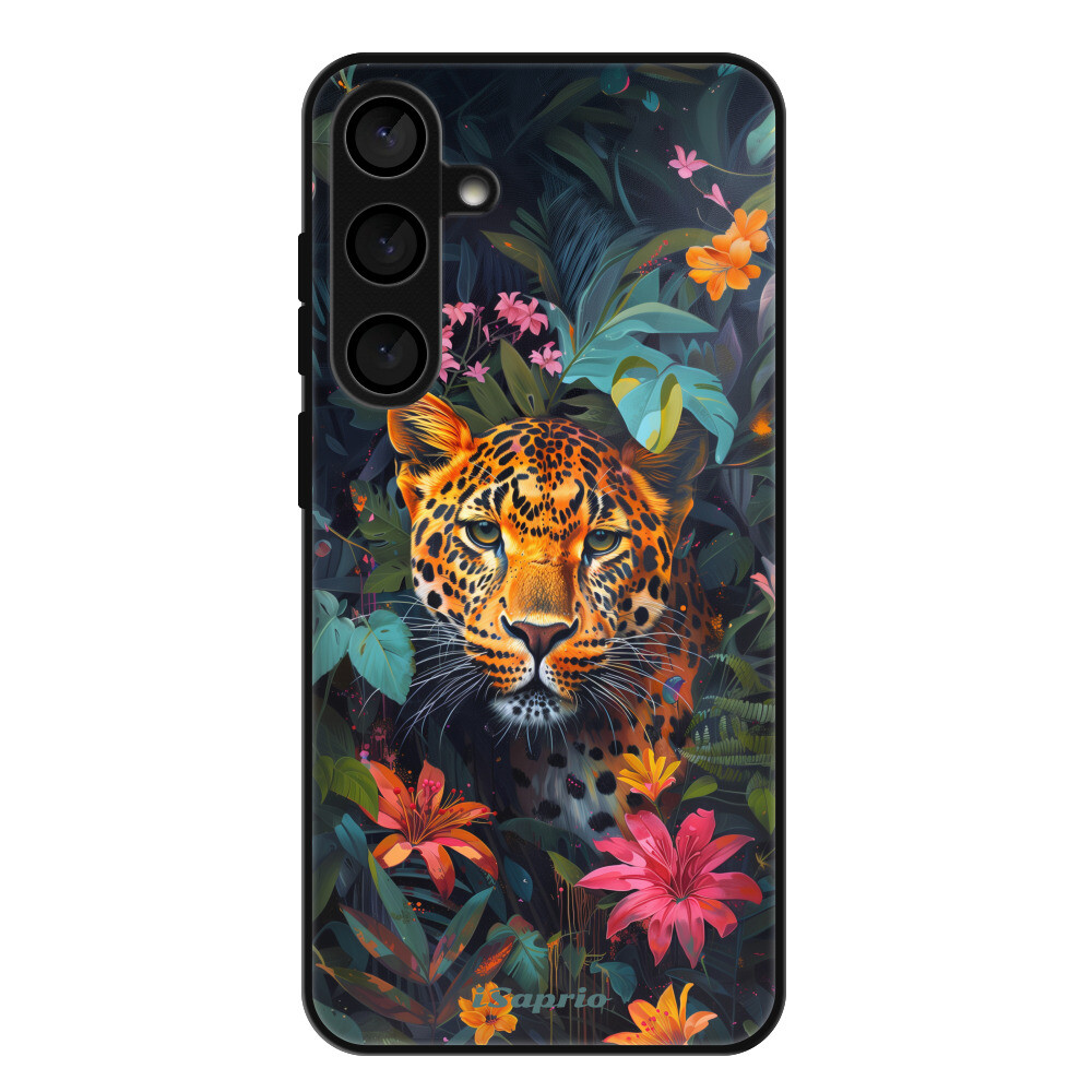 Lesklé puzdro Exclusive iSaprio - Flower Jaguar - Samsung Galaxy S24+