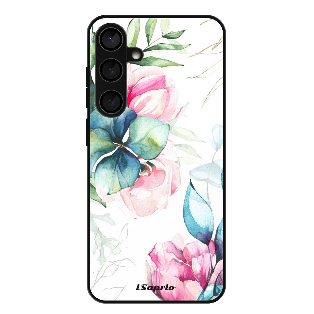 Lesklé puzdro Exclusive iSaprio - Flower Art 01 - Samsung Galaxy S24+