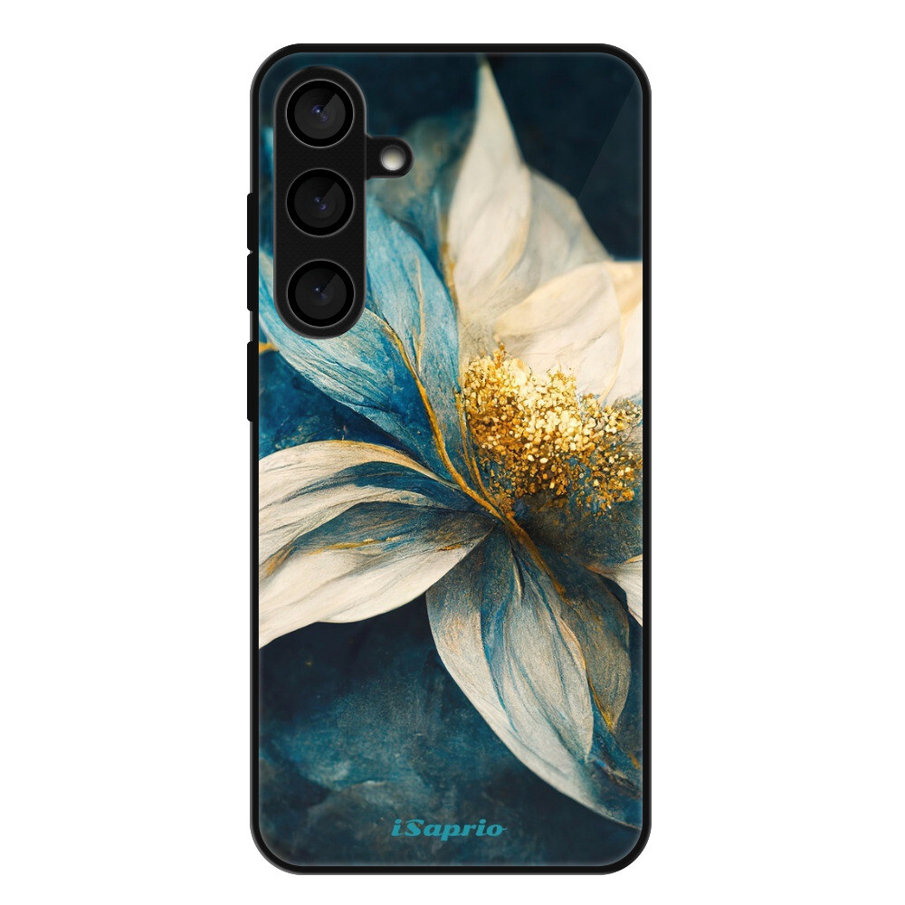 Lesklé puzdro Exclusive iSaprio - Blue Petals - Samsung Galaxy S24+