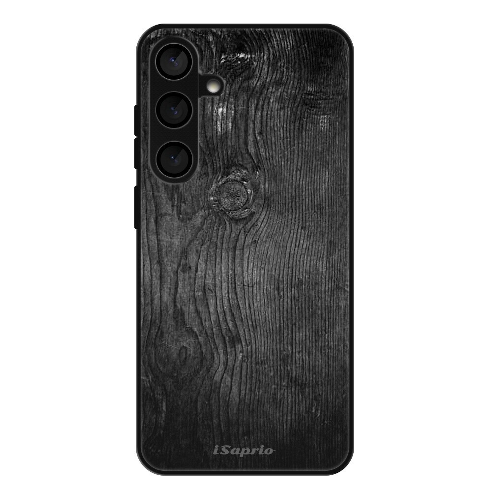 Lesklé puzdro Exclusive iSaprio - Black Wood 13 - Samsung Galaxy S24+