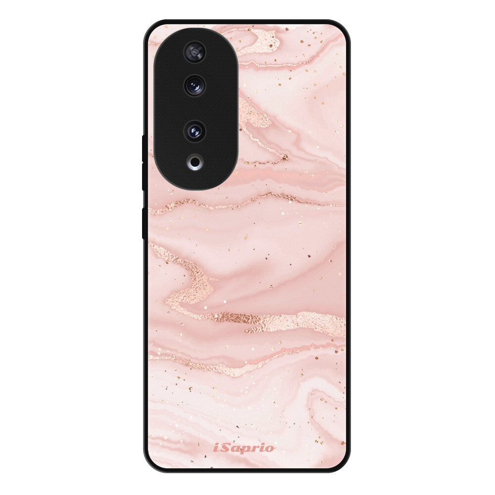 Lesklé puzdro Exclusive iSaprio - RoseGold Marble 10 - Honor 90 5G