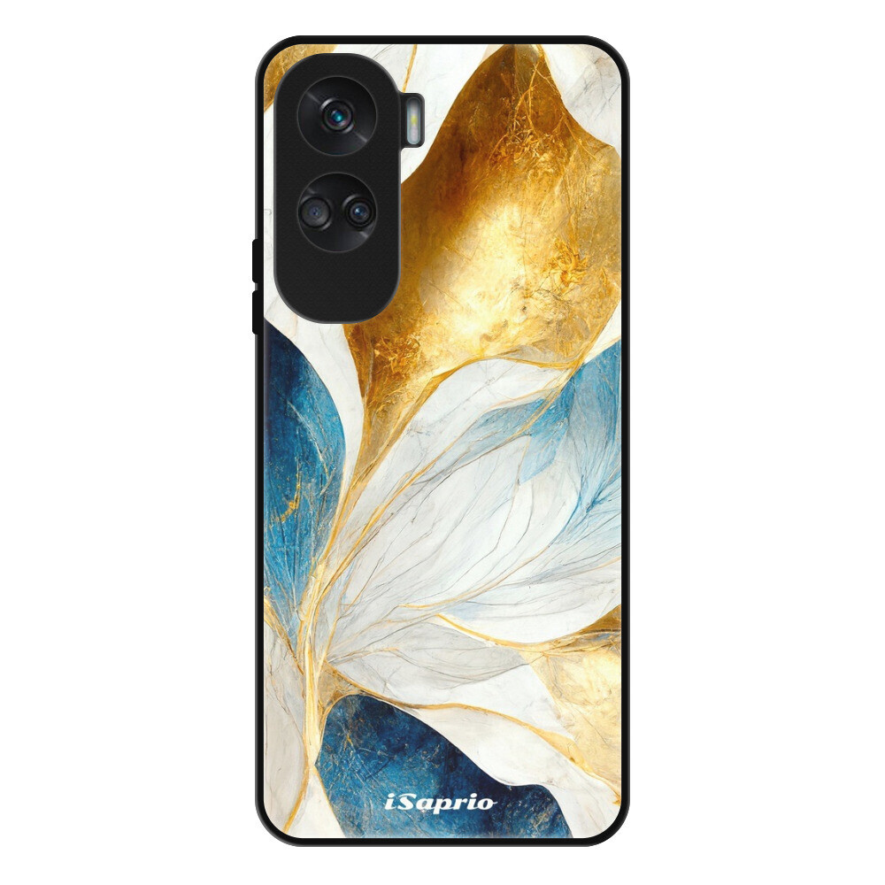 Lesklé puzdro Exclusive iSaprio - Blue Leaves - Honor 90 Lite 5G