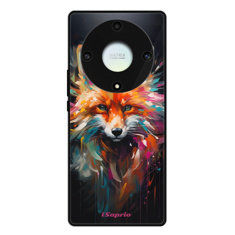 Lesklé puzdro Exclusive iSaprio - Neon Fox - Honor Magic5 Lite 5G
