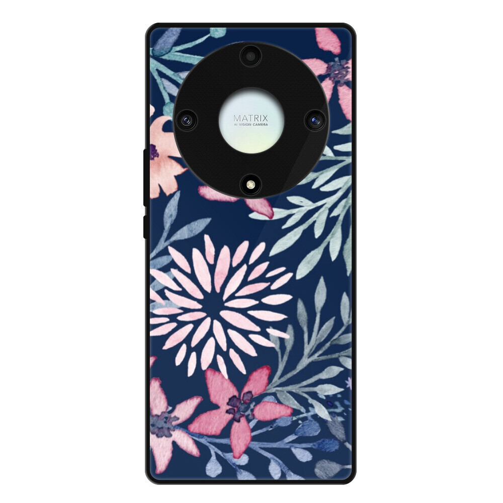 Lesklé puzdro Exclusive iSaprio - Leaves on Blue - Honor Magic5 Lite 5G