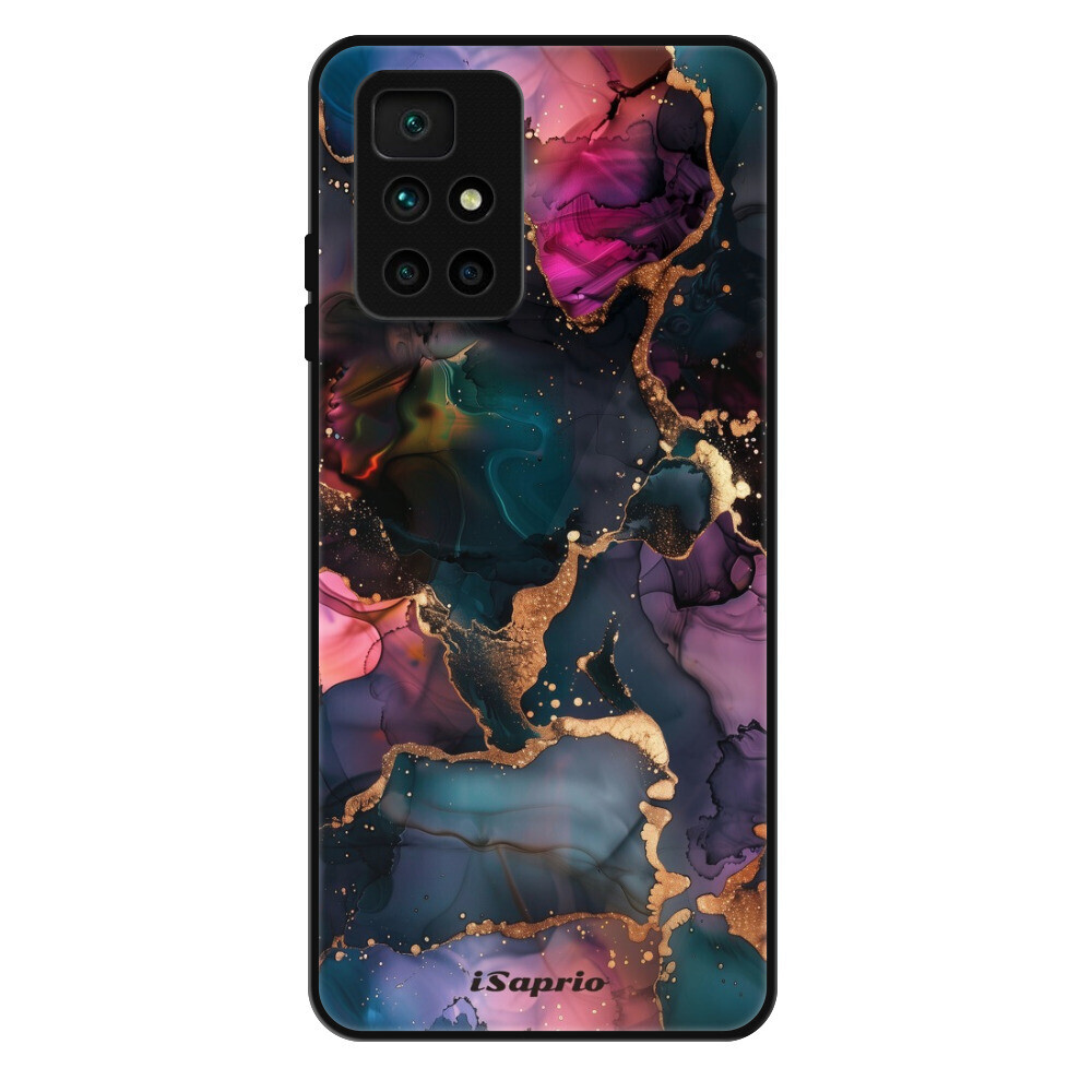 Lesklé puzdro Exclusive iSaprio - Dark Marble 10 - Xiaomi Redmi 10