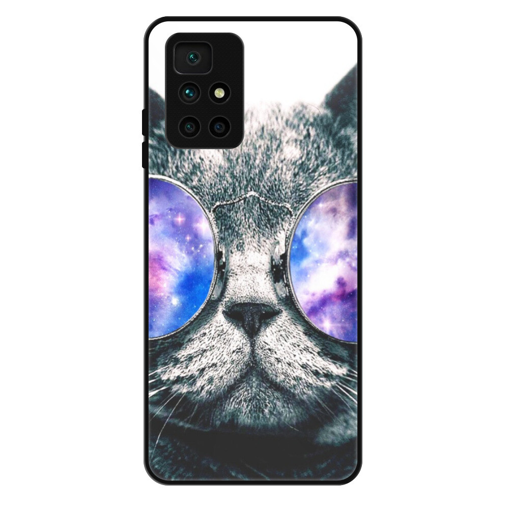 Lesklé puzdro Exclusive iSaprio - Galaxy Cat - Xiaomi Redmi 10